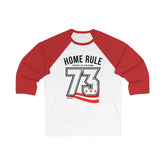 HOME RULE '73 Unisex 3\4 Sleeve Baseball Tee