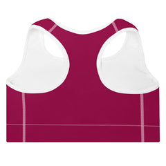 Lipstick Padded Sports Bra