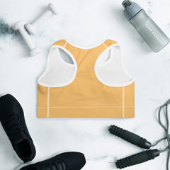 SEDC Yellow Padded Sports Bra