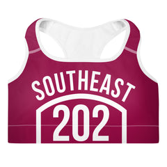 Lipstick Padded Sports Bra