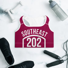 Lipstick Padded Sports Bra