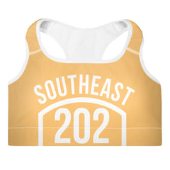 SEDC Yellow Padded Sports Bra