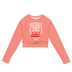 Southeast Long-sleeve Crop Top (Rose Pink)