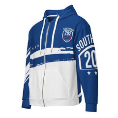 SEDC' Unisex Navy Zip-Up Hoodie