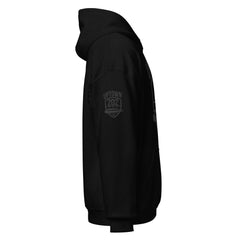 '202/ Uptown DC' Emblem -Black Unisex Hoodie (BIG & TALL)