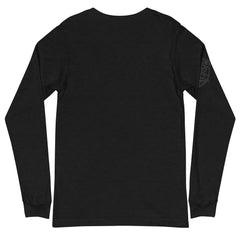 'UPTOWN/202' -All Black, Long Sleeve Tee (Unisex)