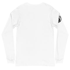 'Southeast Washington DC / 202' (Emblem with EOTR Sleeve) -White Unisex Long Sleeve Tee