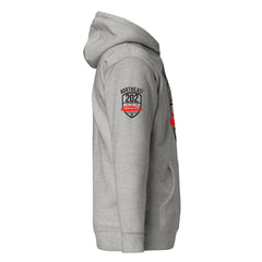 'NORTHEAST/ 202' -Grey, Unisex Hoodie