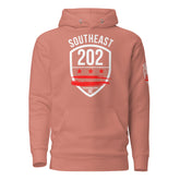 'SOUTHEAST DC / 202' - DUSTY ROSE Unisex Hoodie