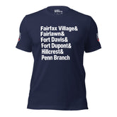 SEDC Penn Ave Neighborhoods Unisex T-shirt (NAVY)