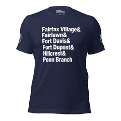 SEDC Penn Ave Neighborhoods Unisex T-shirt (NAVY)