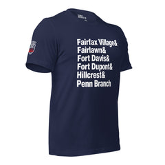 SEDC Penn Ave Neighborhoods Unisex T-shirt (NAVY)