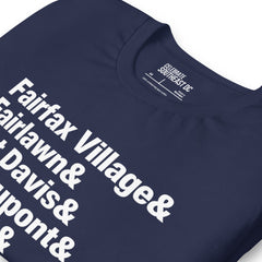 SEDC Penn Ave Neighborhoods Unisex T-shirt (NAVY)