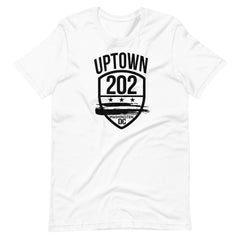 "202/UPTOWN DC" -Black Emblem Black T-Shirt (BIG & TALL)