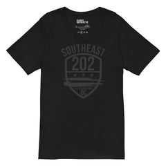'Southeast / 202 Emblem' -Unisex Short Sleeve V-Neck T-Shirt