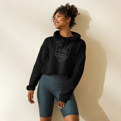 SEDC Crop Hoodie (All Blackj)