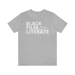 BLACK FILM LITERATE--Unisex Jersey Short Sleeve Tee