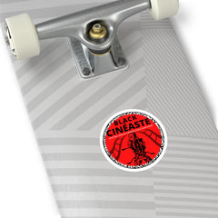 BLACK CINÉASTE - Show Your Love of African American Cinema --(COLOR) Round Stickers, Indoor\Outdoor