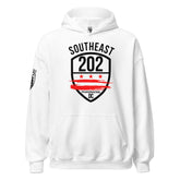 'SOUTHEAST /202' WHITE HOODIE (Unisex w/ EOTR SLEEVE)