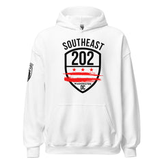 'SOUTHEAST /202' WHITE HOODIE (Unisex w/ EOTR SLEEVE)