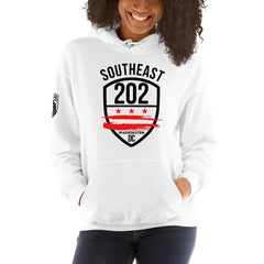 'SOUTHEAST /202' WHITE HOODIE (Unisex w/ EOTR SLEEVE)