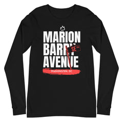 'MARION BARRY AVENUE SEDC' -Unisex Long-Sleeve Cotton Tee