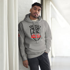 'SOUTHEAST DC / 202' Emblem (with EOTR Sleeve )" - Grey Unisex Hoodie