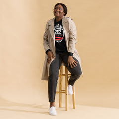 "Southeast / 202 Emblem" Black Cotton Sweatshirt (Unisex/ No Hood)
