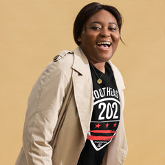 "Southeast / 202 Emblem" Black Cotton Sweatshirt (Unisex/ No Hood)