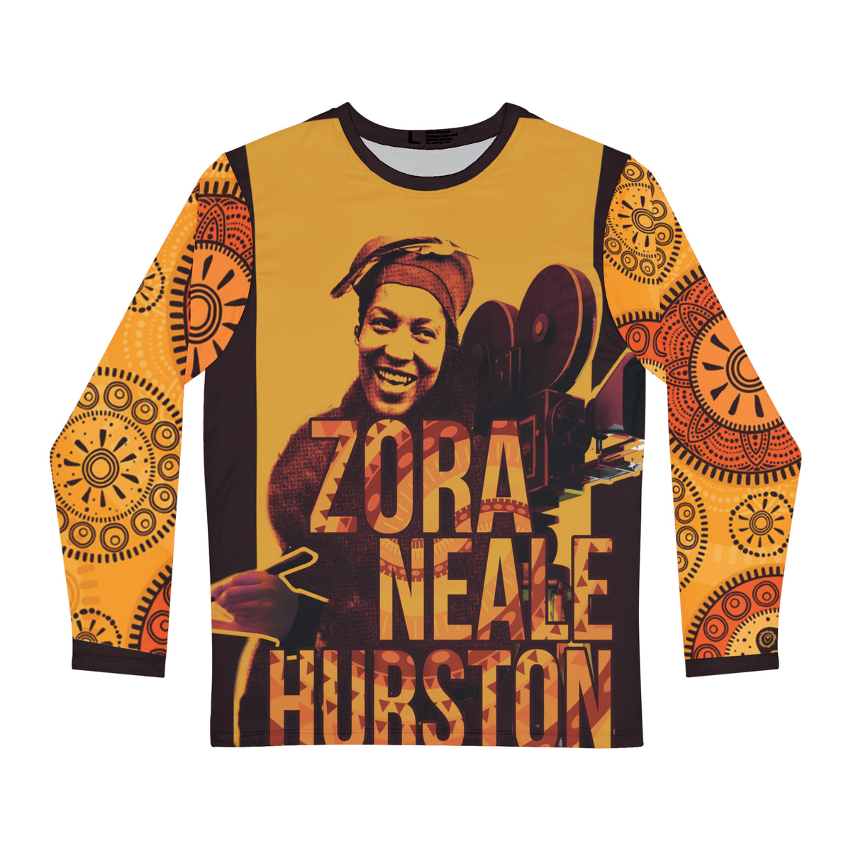 Zora Neal Hurston -Long Sleeve T Shirt (yellow)