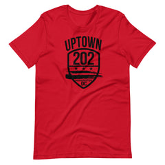 "202/UPTOWN DC" -Black Emblem Black T-Shirt (BIG & TALL)