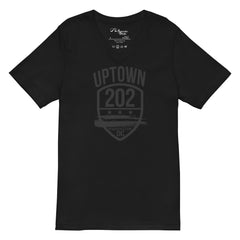 '202/Uptown' -Unisex Short Sleeve V-Neck T-Shirt
