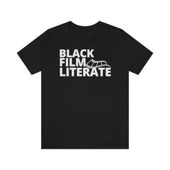 BLACK FILM LITERATE--Unisex Jersey Short Sleeve Tee