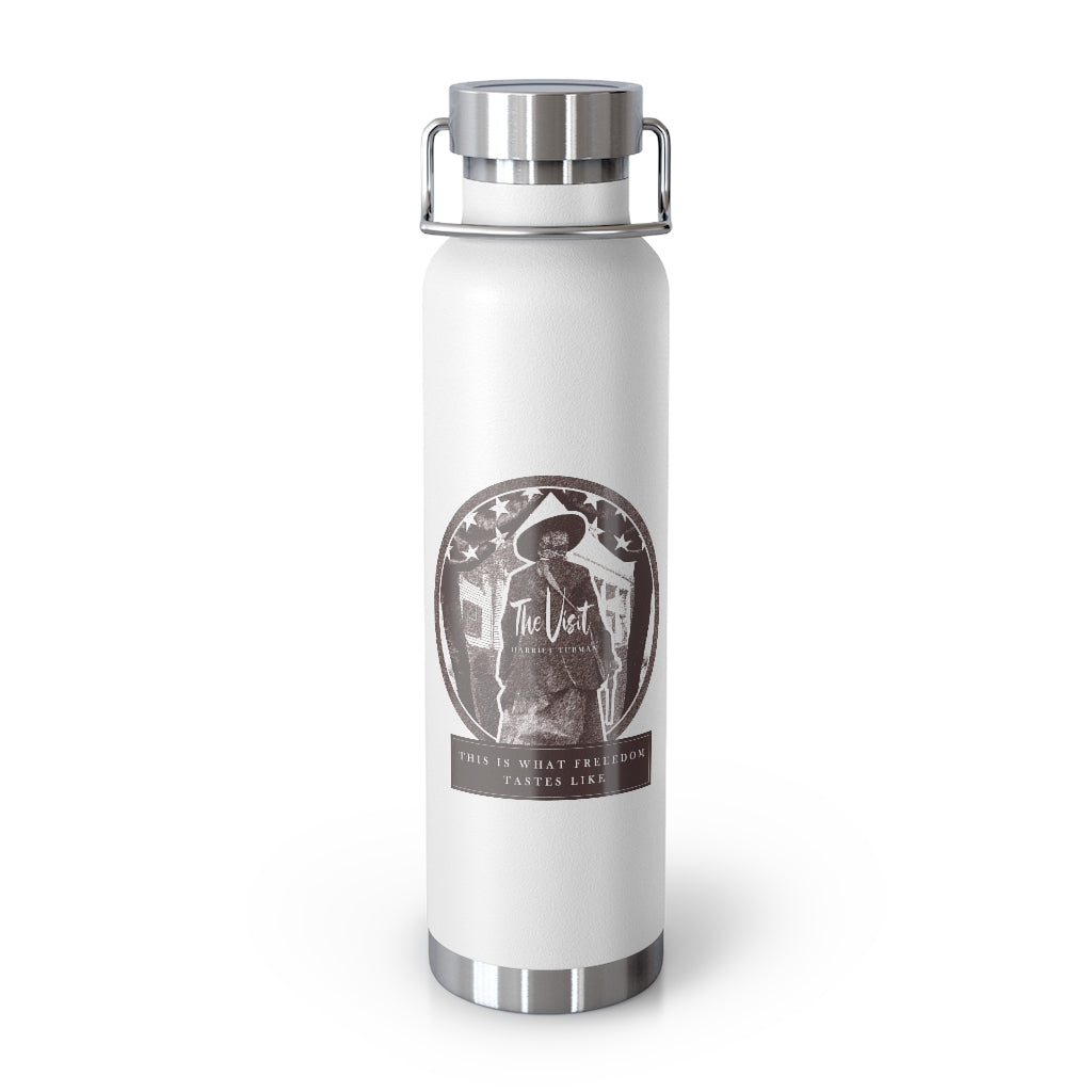 HARRIET TUBMAN COMMEMORATIVE  Copper Vacuum Insulated Bottle, 22oz (THIS IS WHAT FREEDOM TASTES LIKE)
