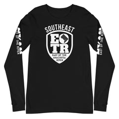'East of the River DC' ( with EOTR on both sleeves) -Black Unisex Long Sleeve Tee